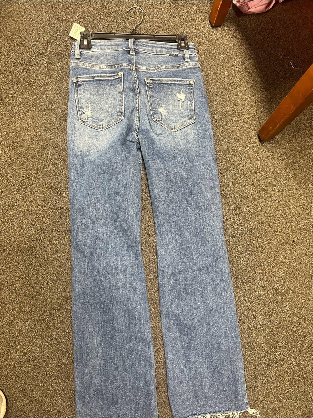 Light Wash High-Rise Wide-Leg Jeans